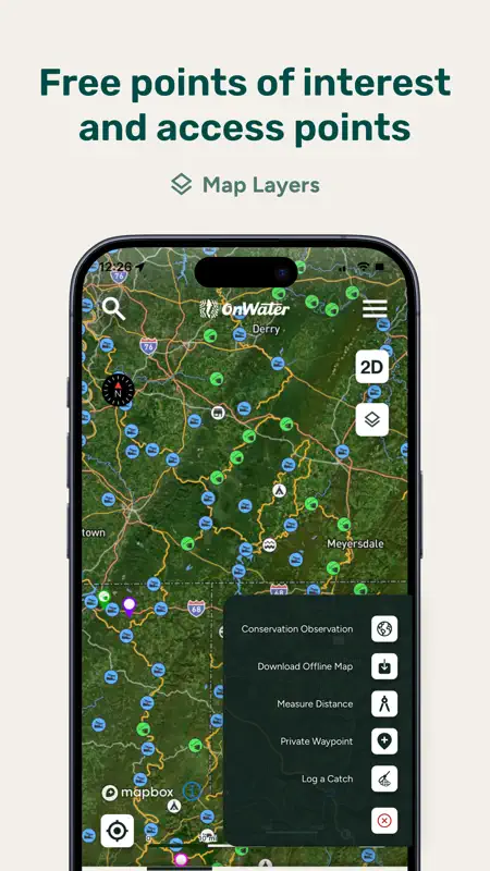 onWater: Fishing Spots Map screenshot 4 of 10