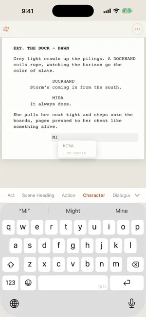 Southwind Screenplay screenshot 2