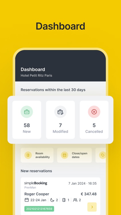 Simple Booking Hotelier