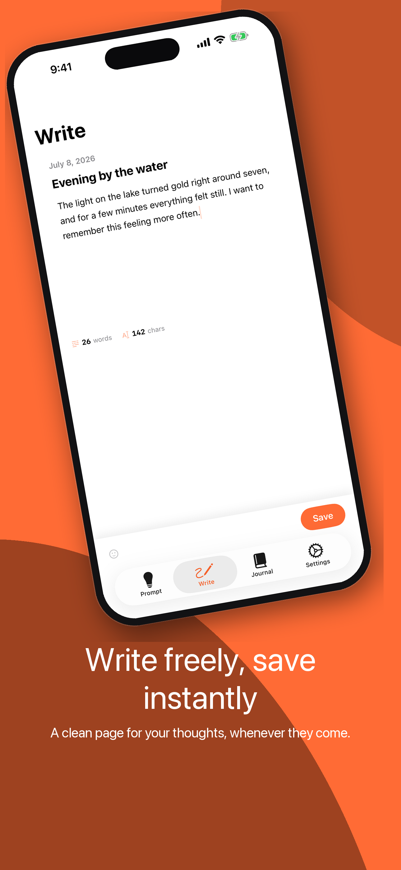 Cinder - Private AI Journal screenshot 4