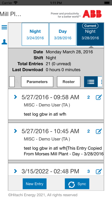 eSOMS Logbook Screenshot 4 of 4