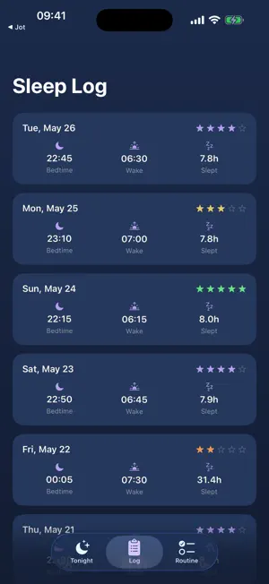 Steady Sleep Schedule screenshot 2