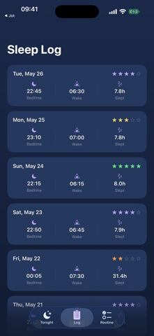 Steady Sleep Schedule Screenshot 2 of 3