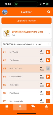 Sportch iPhone screenshot