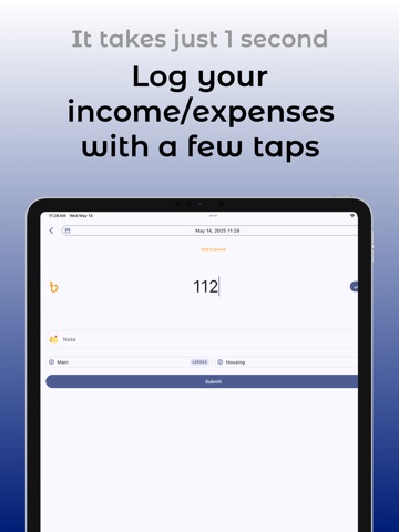 Expense Track – Budget & Spend iPad screenshot