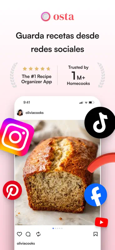 Osta: Guardar recetas screenshot 1 of 8