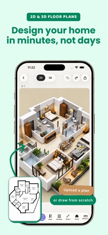 Interior Design AI: Floor Plan Screenshot 3 of 10