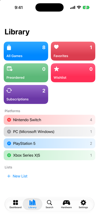 SavePoint: Game Tracker Screenshot 1 of 4