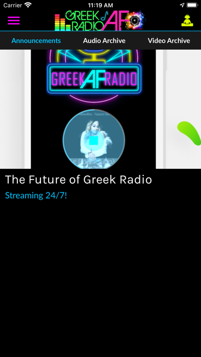 GreekAFRadio Screenshot