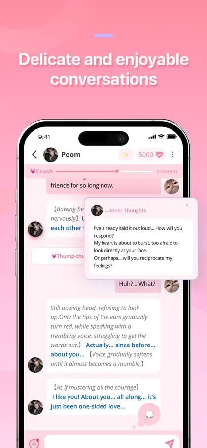 Captura de tela 3 de 6 de Dokichat – Romantic AI Chat