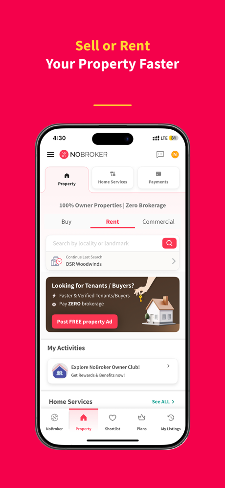 NoBroker Rent, Buy, Sell Flats screenshot 2