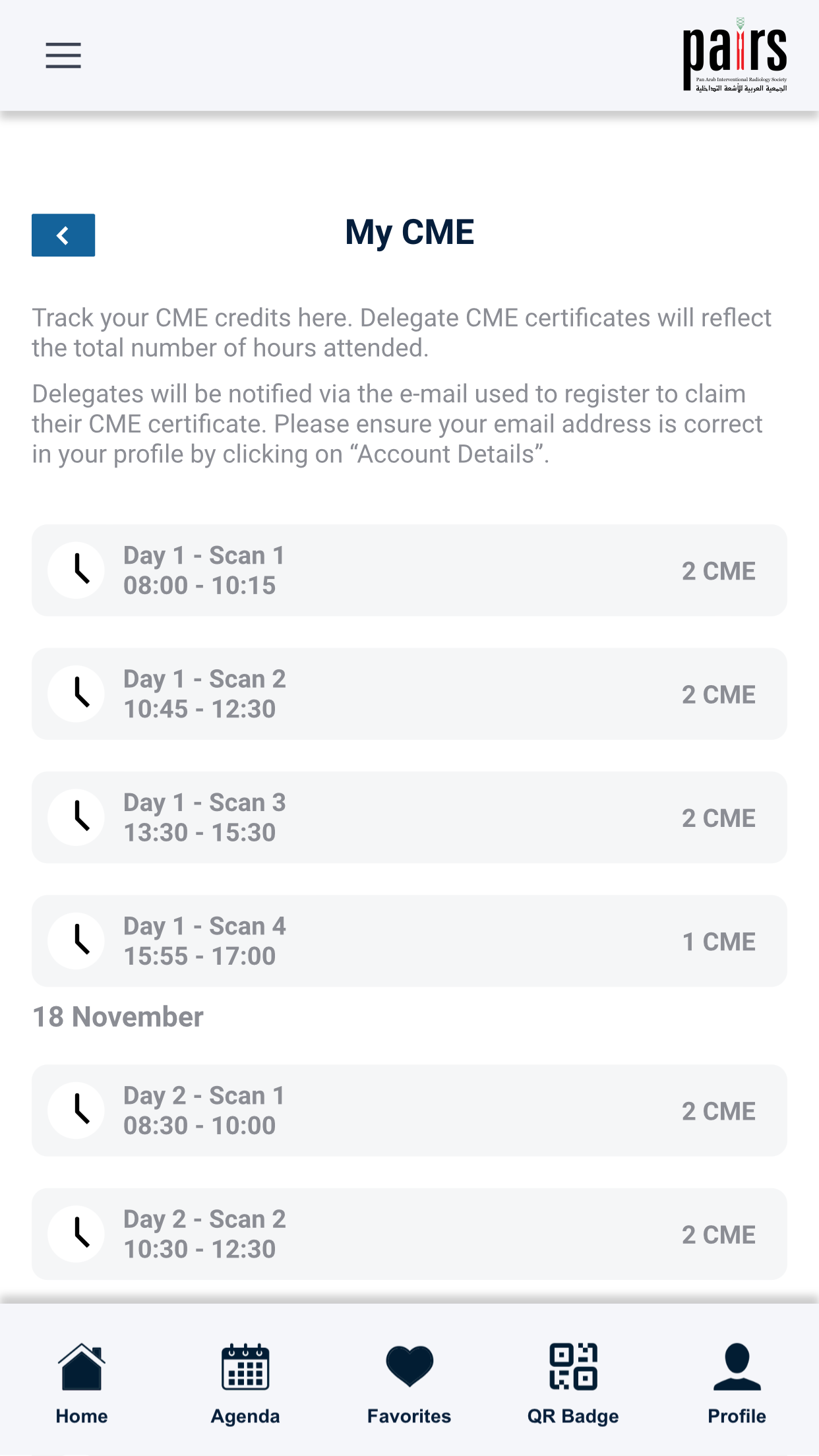 PAIRS Events
