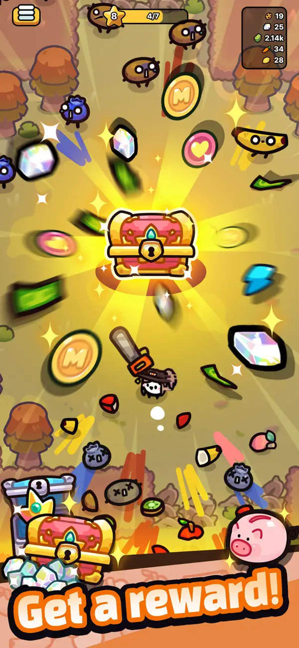 Chainsaw Juice King: Idle Shop iOS Mod IPA screenshot 4 - iOS game interface