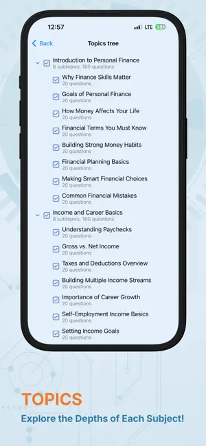 Personal Finance Test screenshot 2