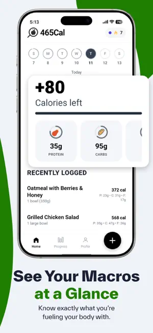465Cal: Calorie Macro Tracker screenshot 4