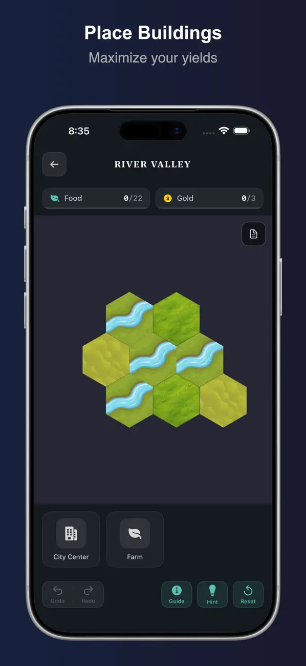 Screenshot #3 pour Hex Optimizer: City Builder