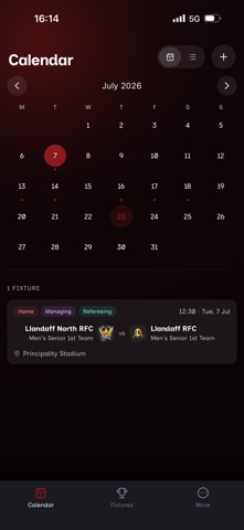 Rygbi Cymru iPhone screenshot 8