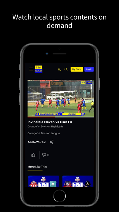 Intel Sports Screenshot