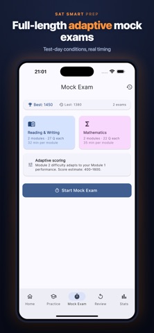 SAT Smart Prep iPhone screenshot