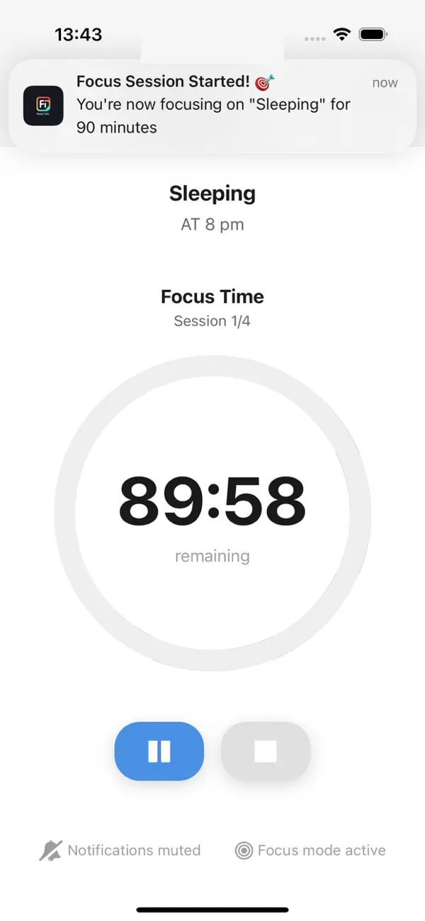 #1. Focus Flow Task (iOS) Ved: zakaria el haddaoui