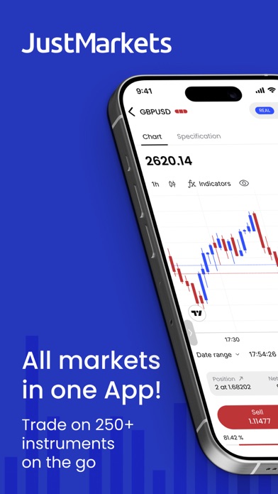 JustMarkets: Trade & investing Screenshot