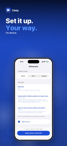 Citely: Citation Generator iPhone screenshot