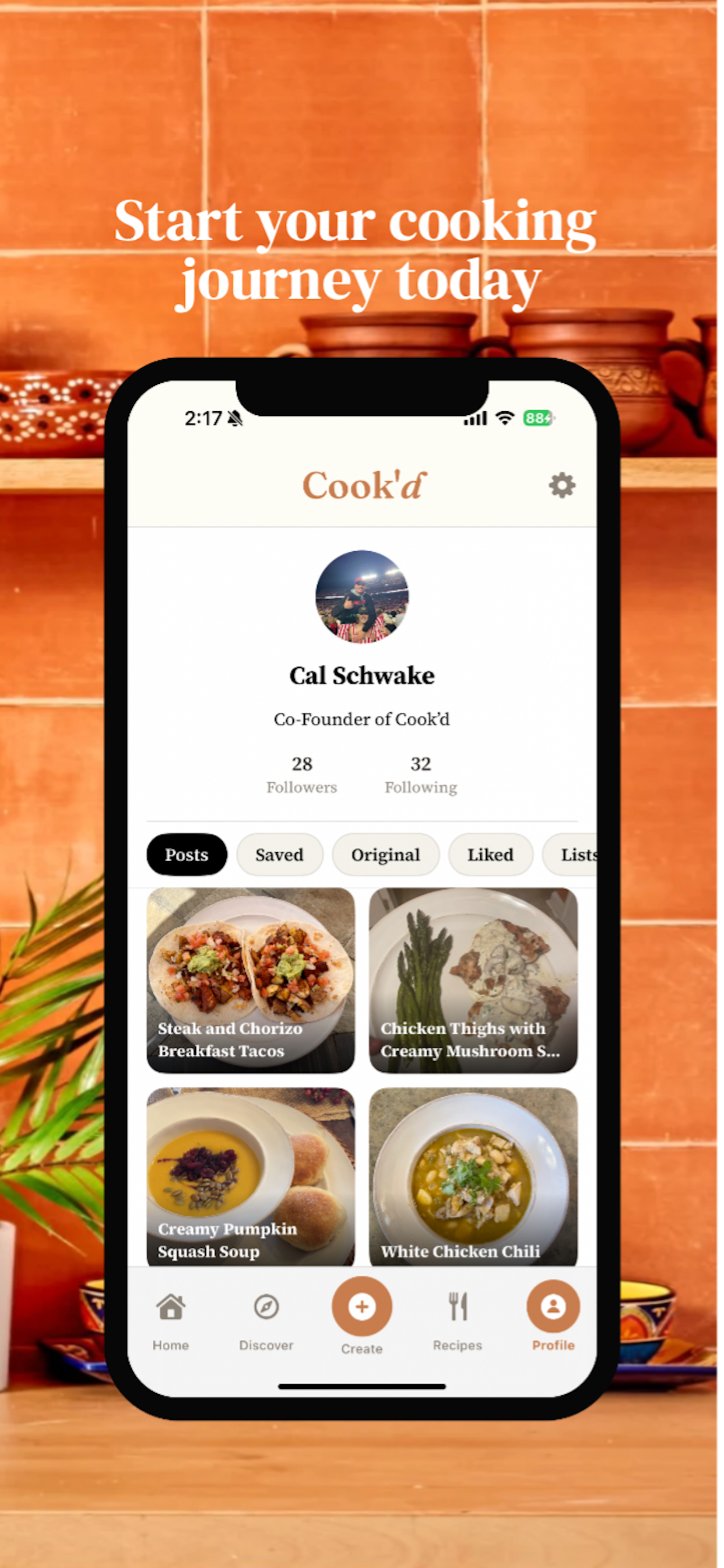 Cook'd: Your Social Cookbook