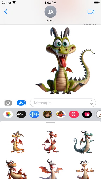 Goofy Dragon Stickers screenshot-4