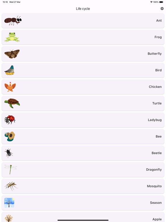 Screenshot #6 pour Learn life cycle for toddler