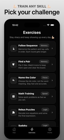 Brain Trainer - Neural Workout Screenshot 2 of 10