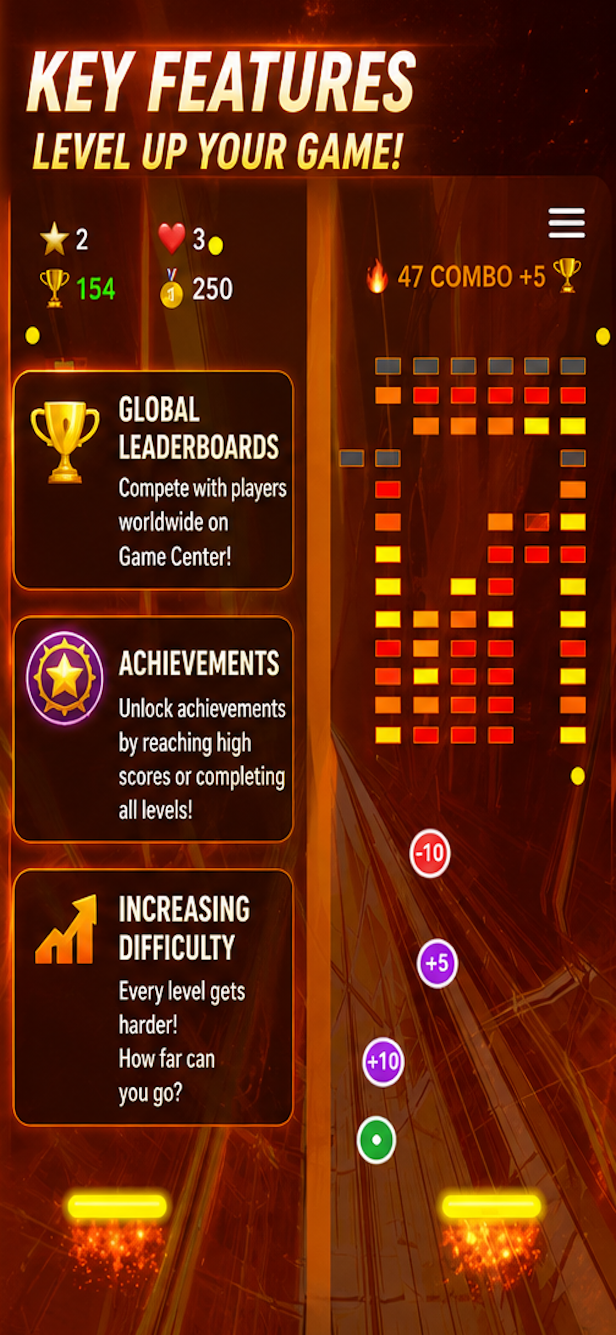 DoubleBreakout : Dual Paddle screenshot 5