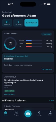 MaximumFit: Home Gym Tracker screenshot