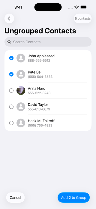 Contact GroupQ- Group Manager Screenshot 3 of 6