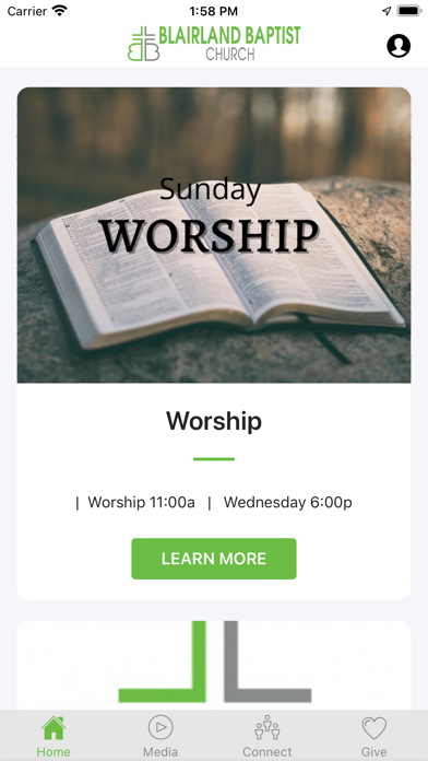 Blairland Baptist Church TN Screenshot