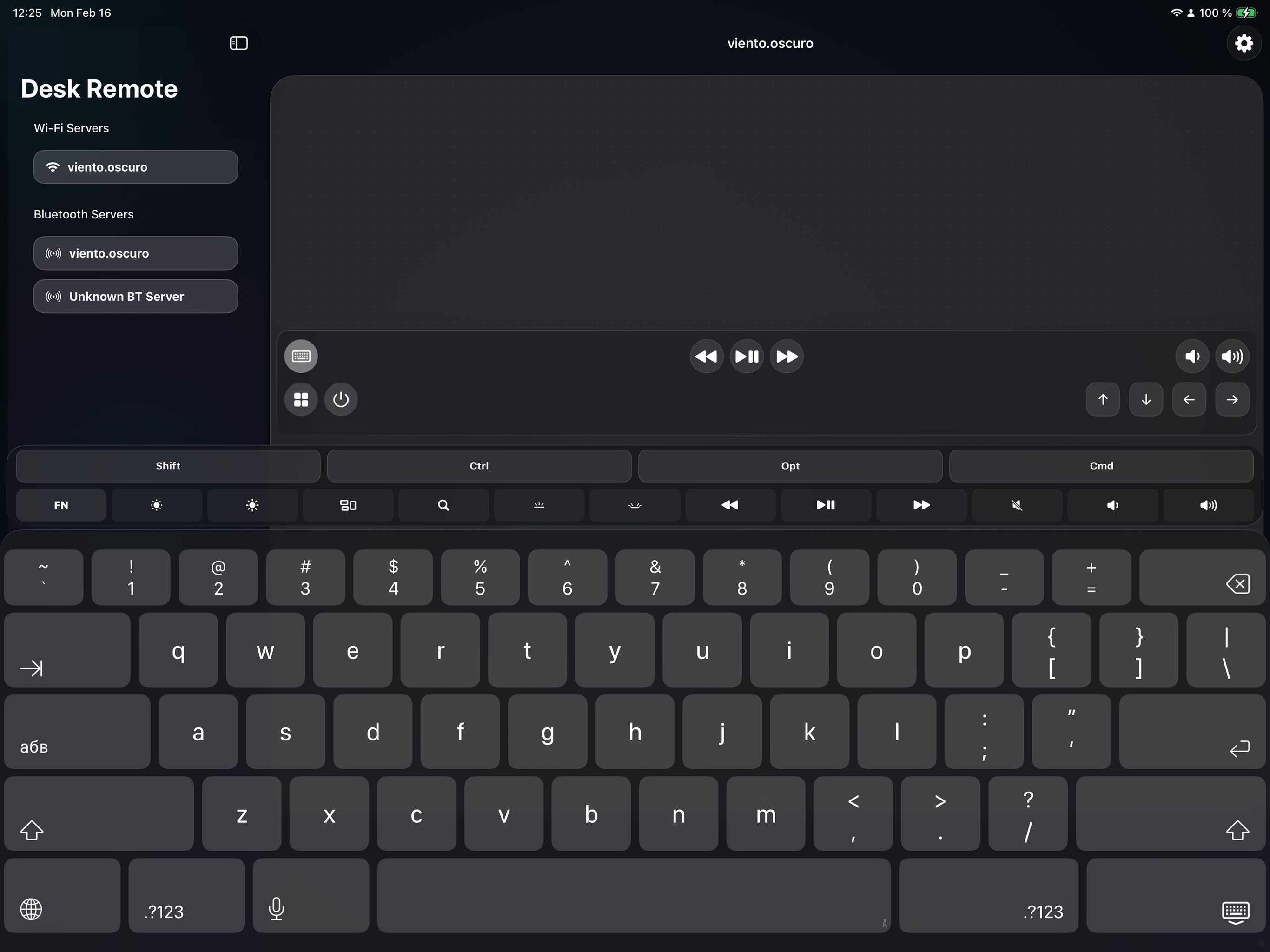 Desk Remote: Mouse control screenshot 4
