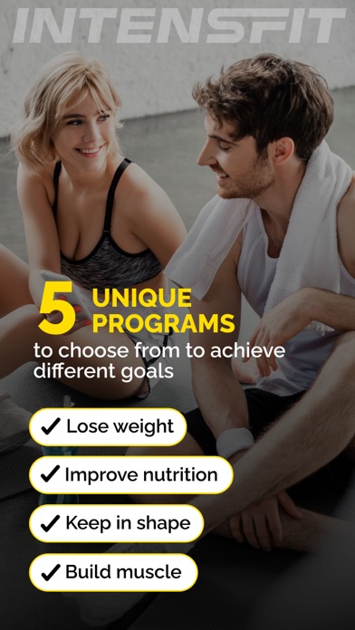 IntensFit: We bring results Screenshot