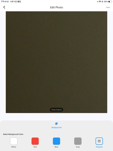 ID Photo Expert iPad screenshot