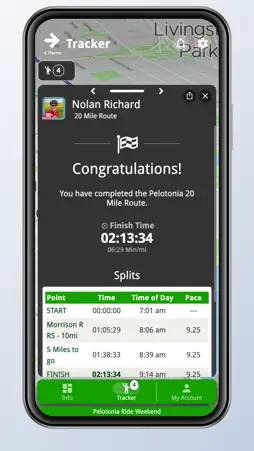 Pelotonia Tracker screenshot 4