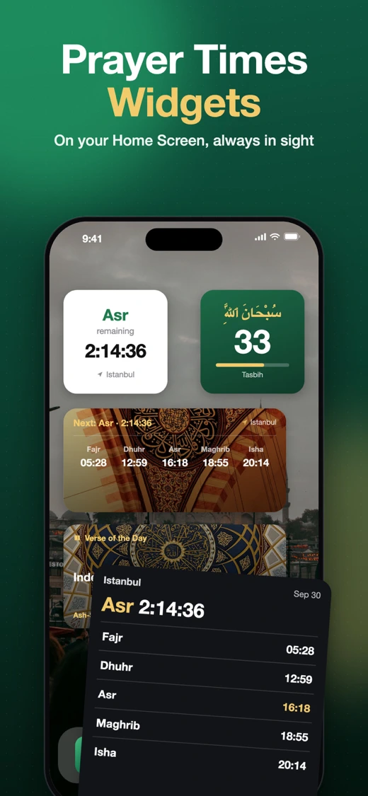 Namaz: Prayer Times & Quran screenshot 1