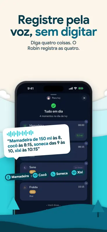 Diário do Bebê & Sono: Robin screenshot 2 of 10