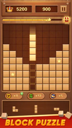 Block Puzzle Wood Blast screenshot 1