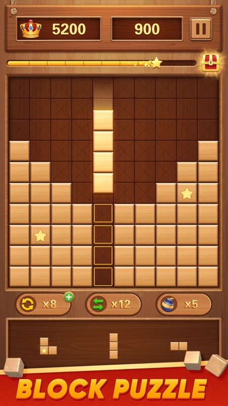 Block Puzzle Wood Blast screenshot 1