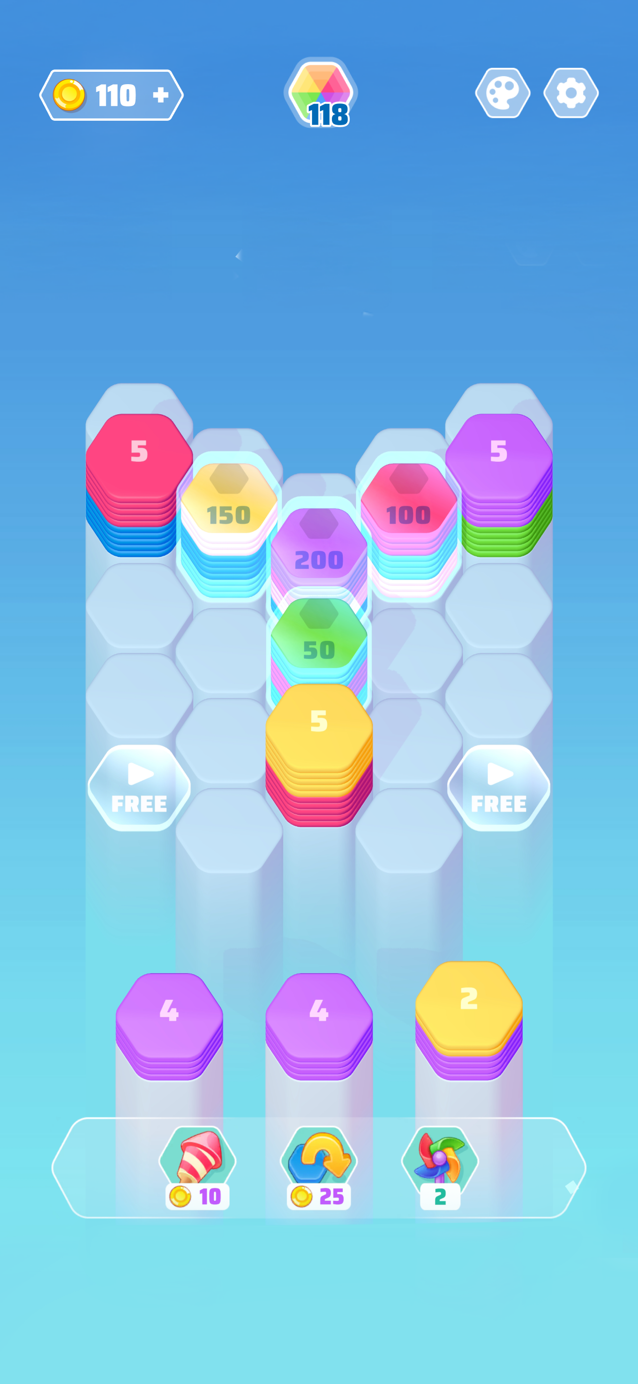 Color Slide - Hexa Puzzle