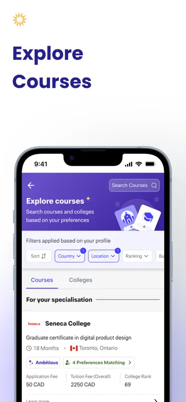 LeapScholar: Study Abroad App screenshot 5 of 8