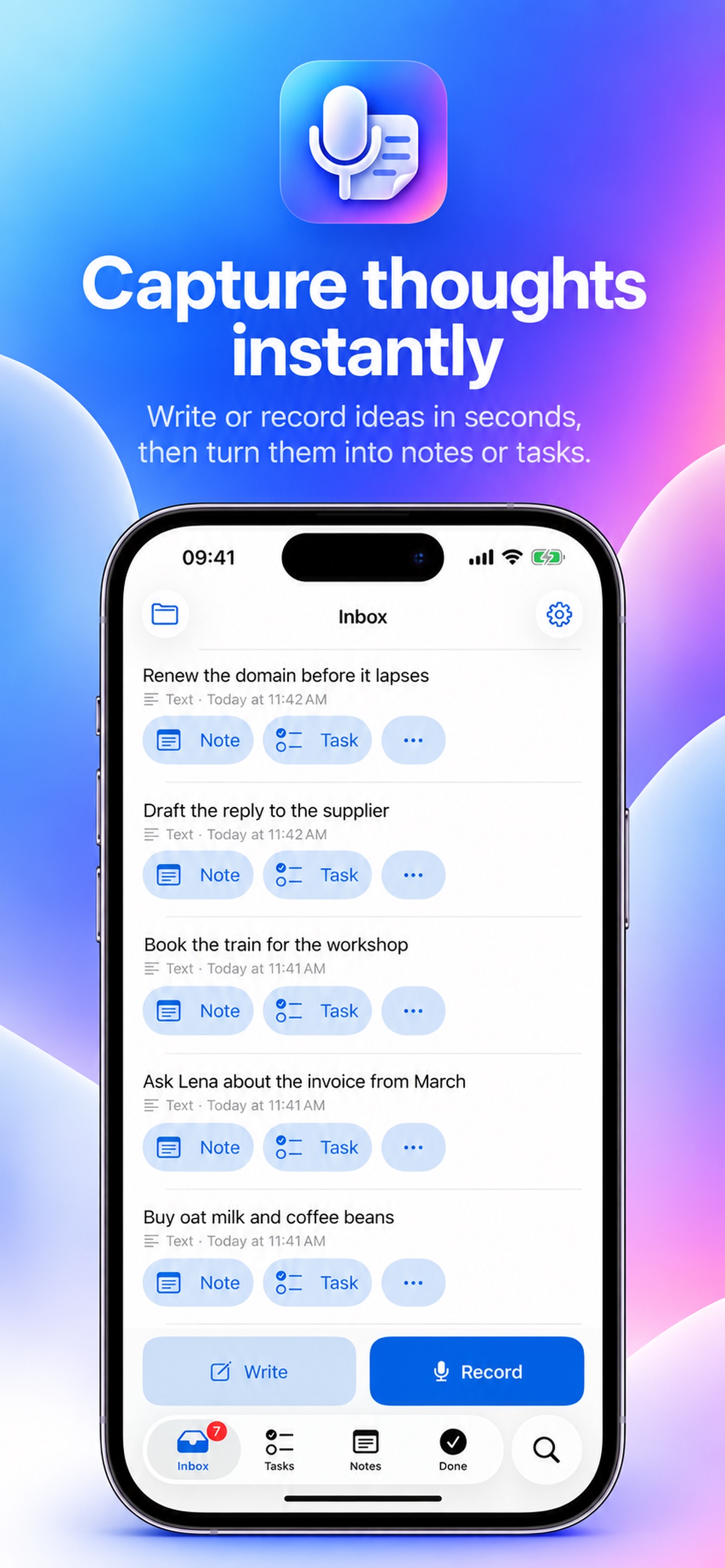Screenshot 1 of JotCue
