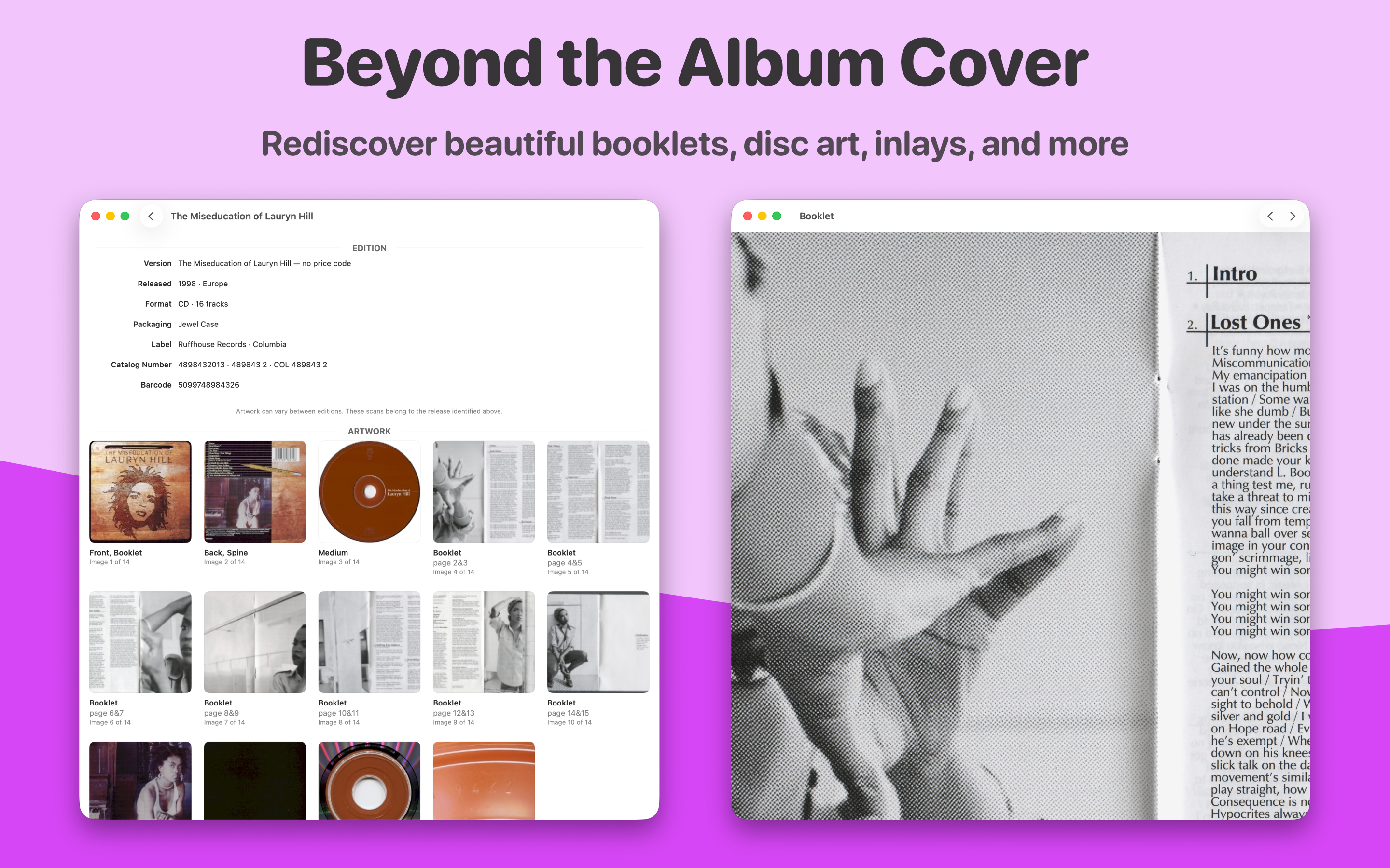 MusicSmart - Liner Notes screenshot 25