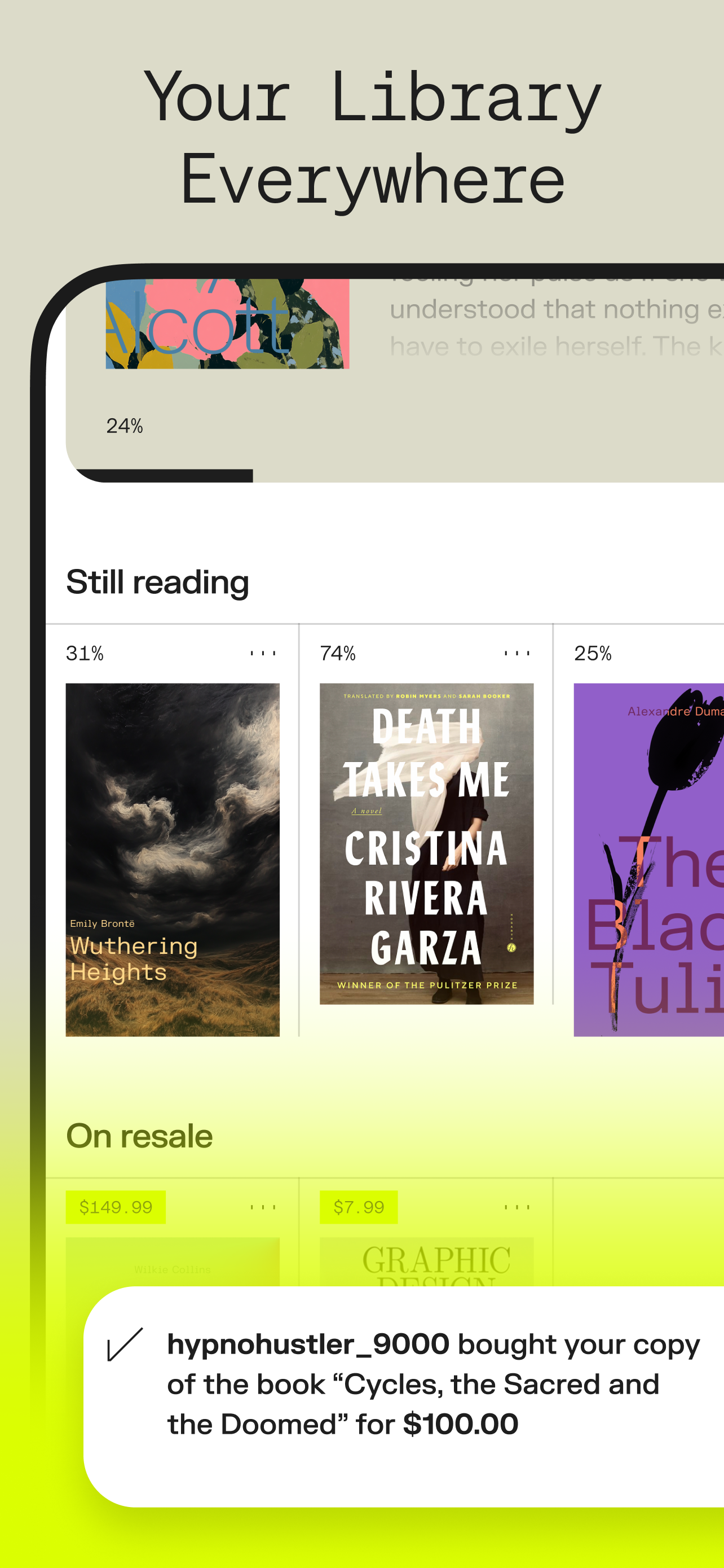 Written: Read, Collect, Resell