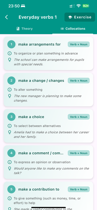 English Collocation In Use Screenshot 5 of 10