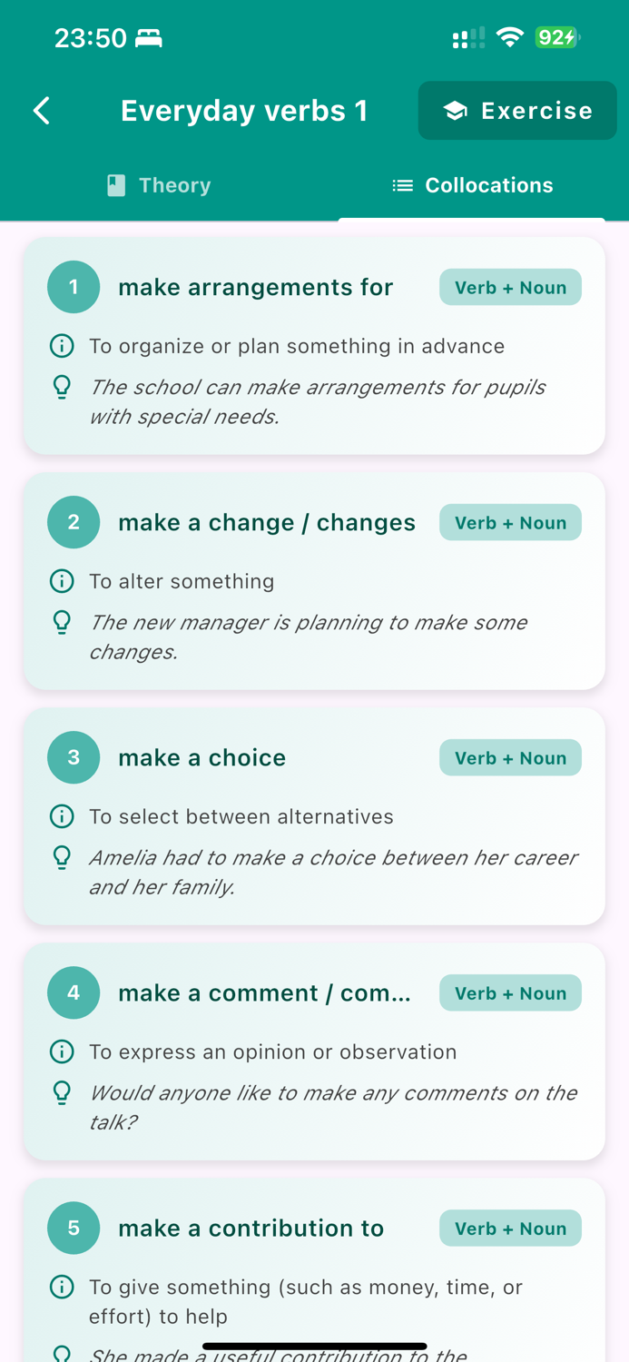 English Collocation In Use