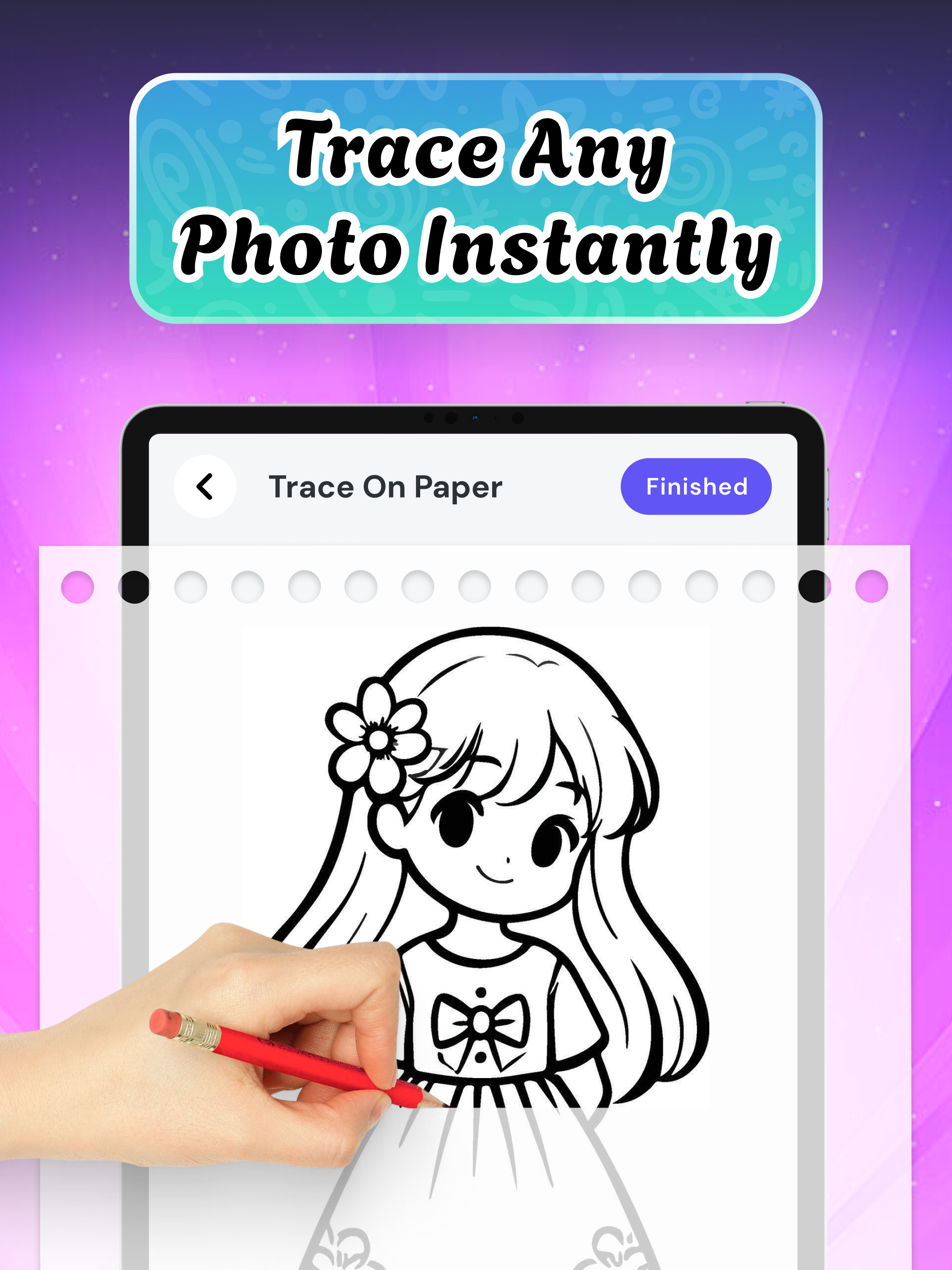 AR Drawing: Trace, Draw sketch